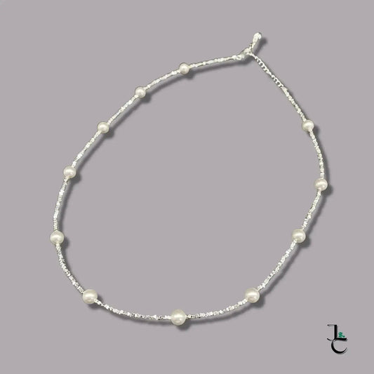 VELA Silver Pearl Necklace - Jade St. Clair - Jade St. Clair