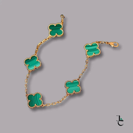 Alhambra Colored Gold Clover Bracelet - Jade St. Clair - Jade St. Clair