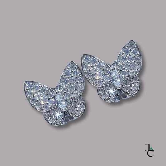 Alhambra Diamond Butterfly Earrings - Jade St. Clair - Jade St. Clair