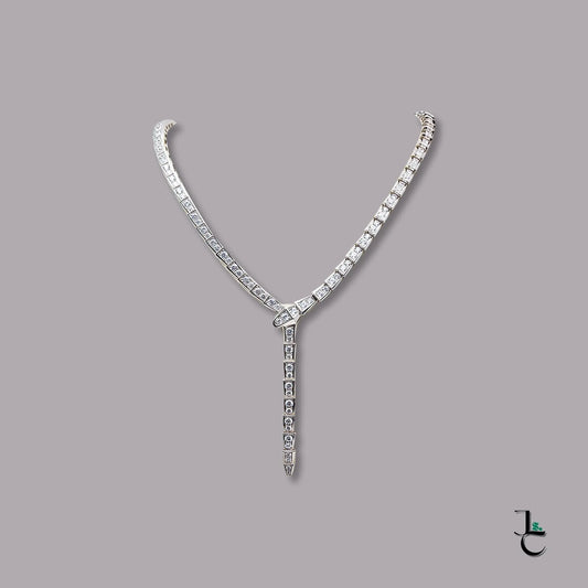 BVL Diamond Serpentine Necklace - Jade St. Clair - BVLGARI